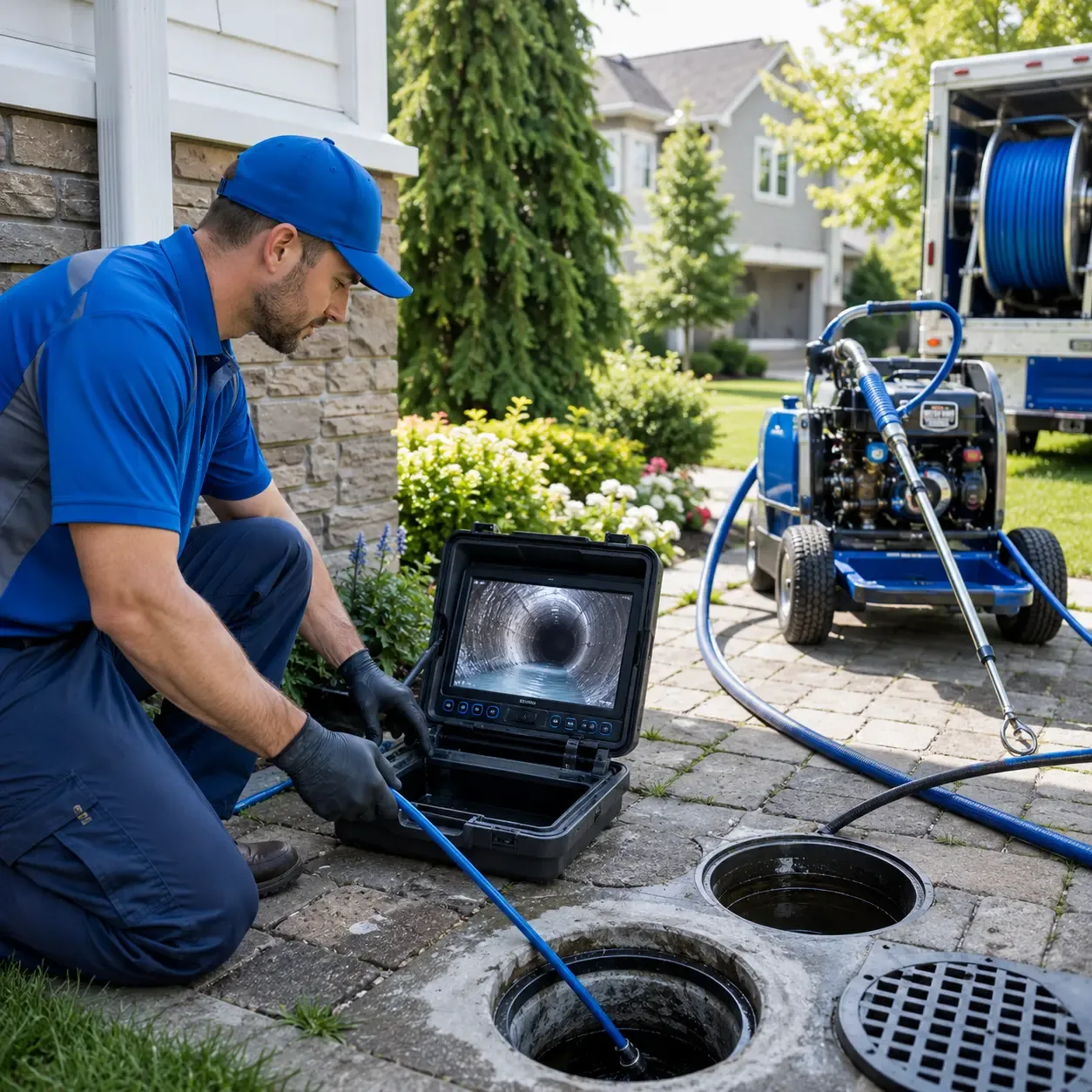 Outdoor drain cleaning professionals serving Knapp, WI
